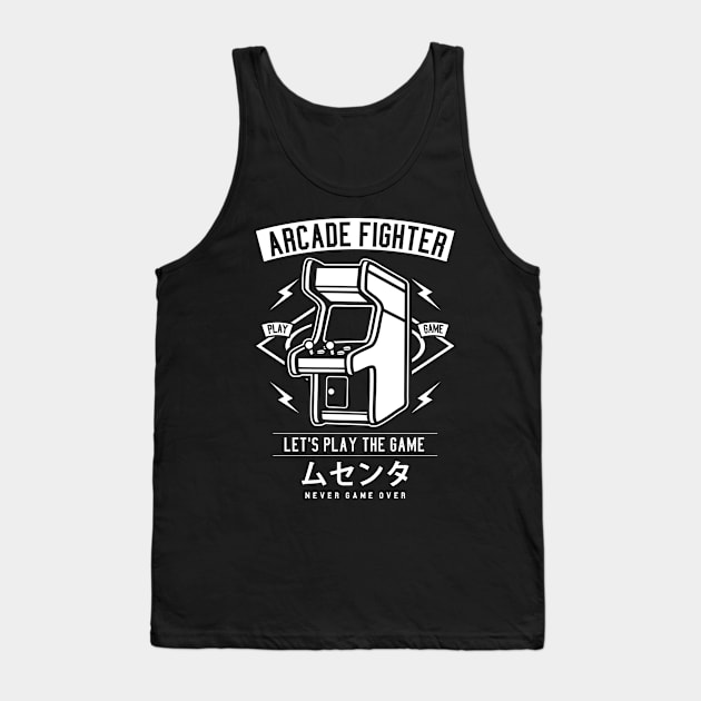 Arcade Fighter Tank Top by drewbacca